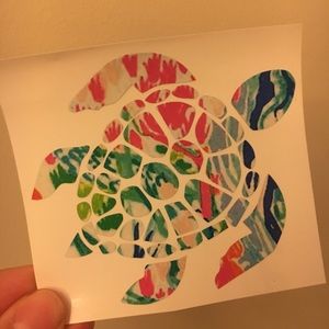 Lilly Sea Turtle Decal
